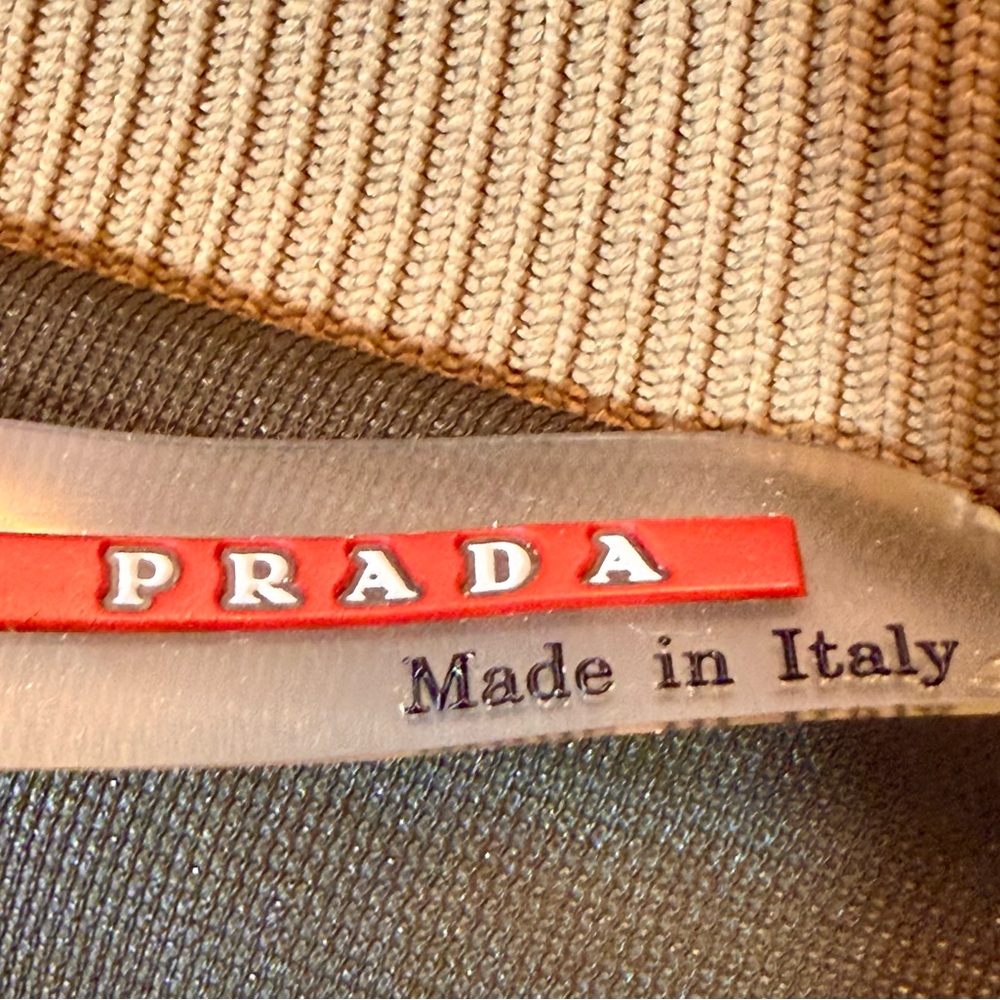 Prada Beige Button-Front Lightweight Jacket - image 2